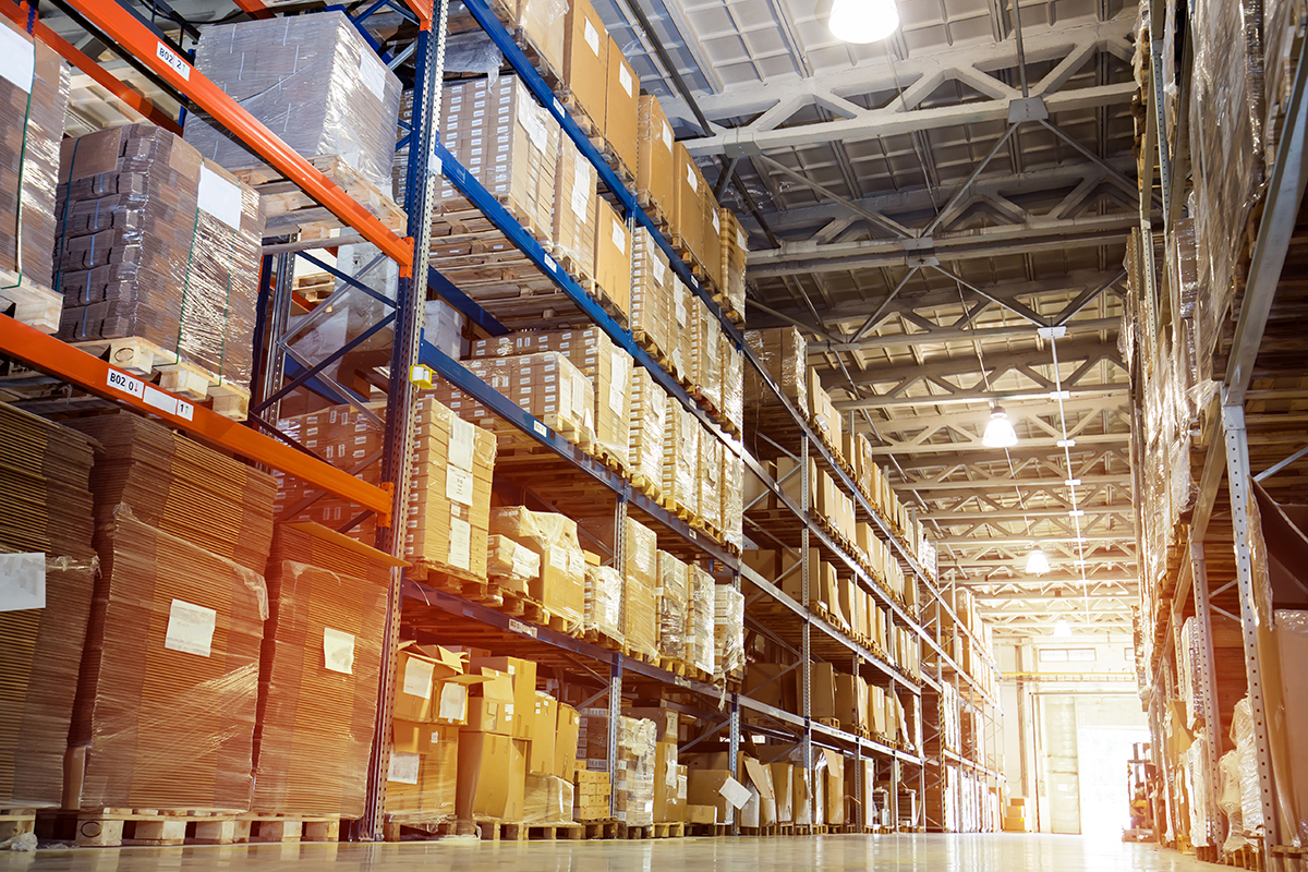 Modern warehouse and logistics center